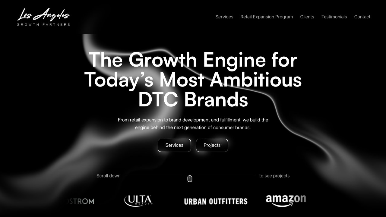 LA Growth Partners — DTC brand consulting website